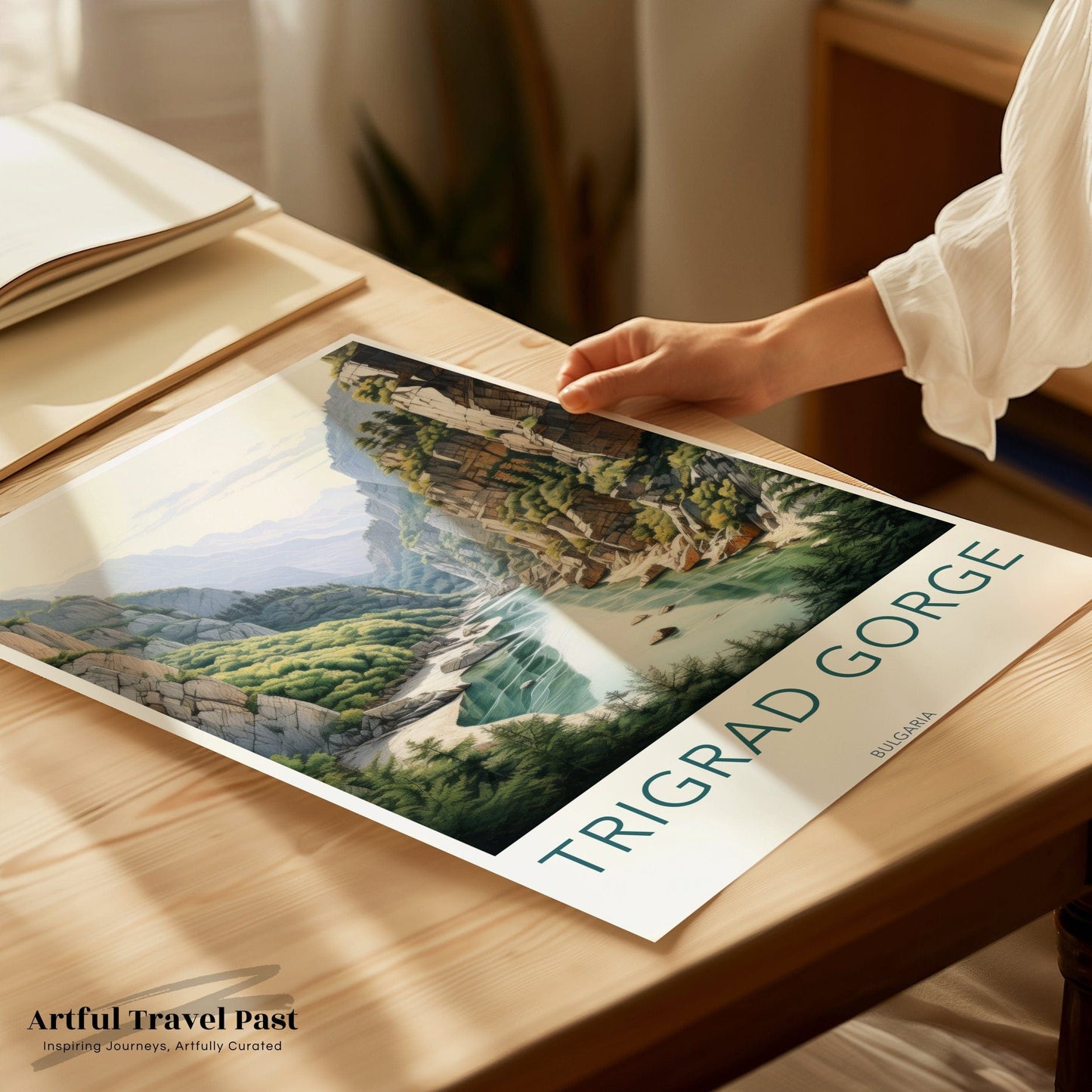 Trigrad Gorge Poster | Bulgaria Wall Art | Eastern Europe Decor
