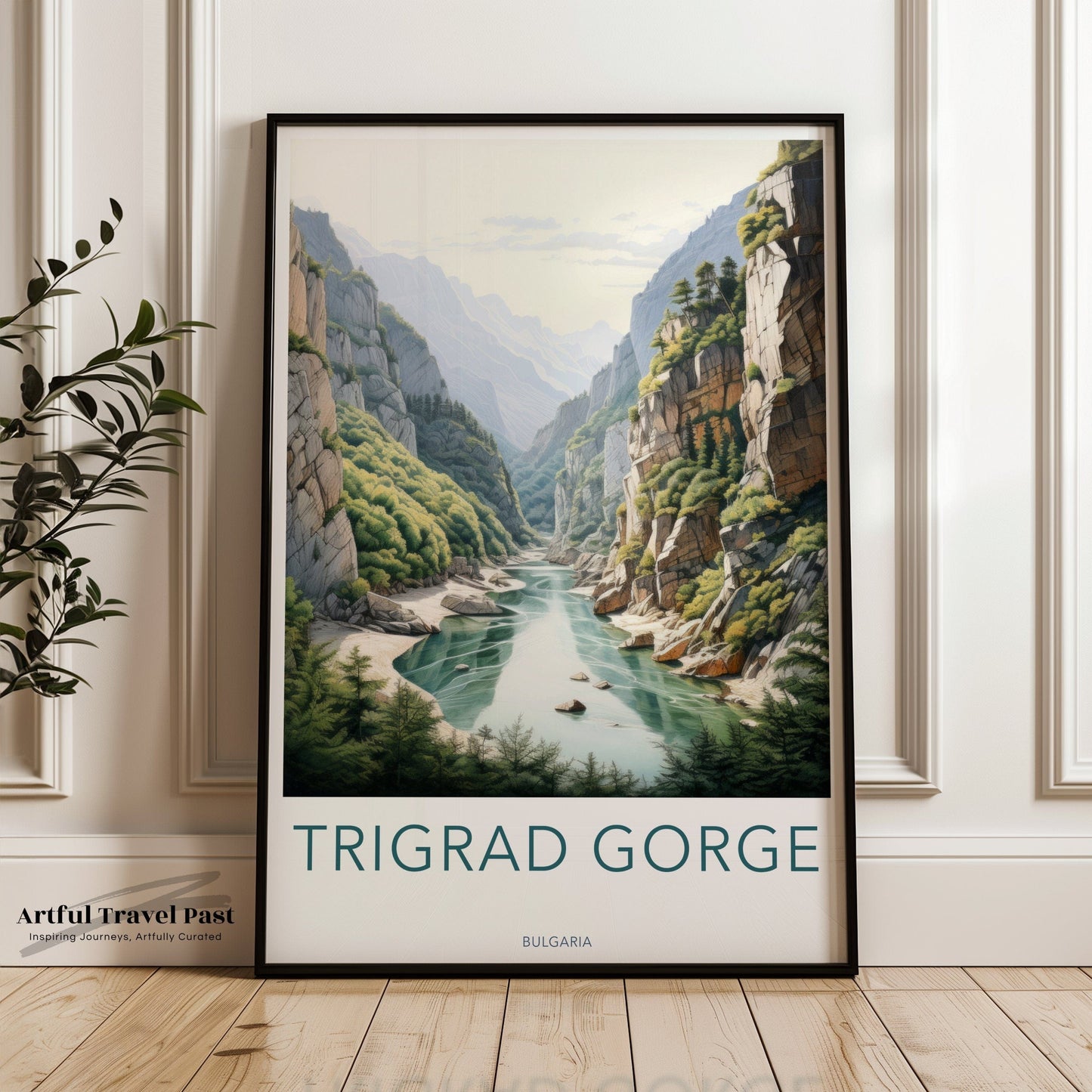 Trigrad Gorge Poster | Bulgaria Wall Art | Eastern Europe Decor