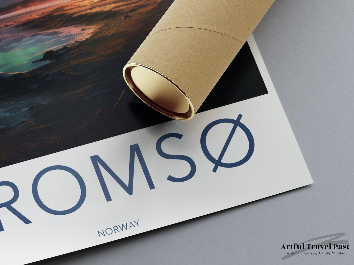 Tromsø Poster | Nordic Aurora Borealis | Norway Wall Art