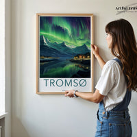 Tromsø Poster - Norway Wall Art