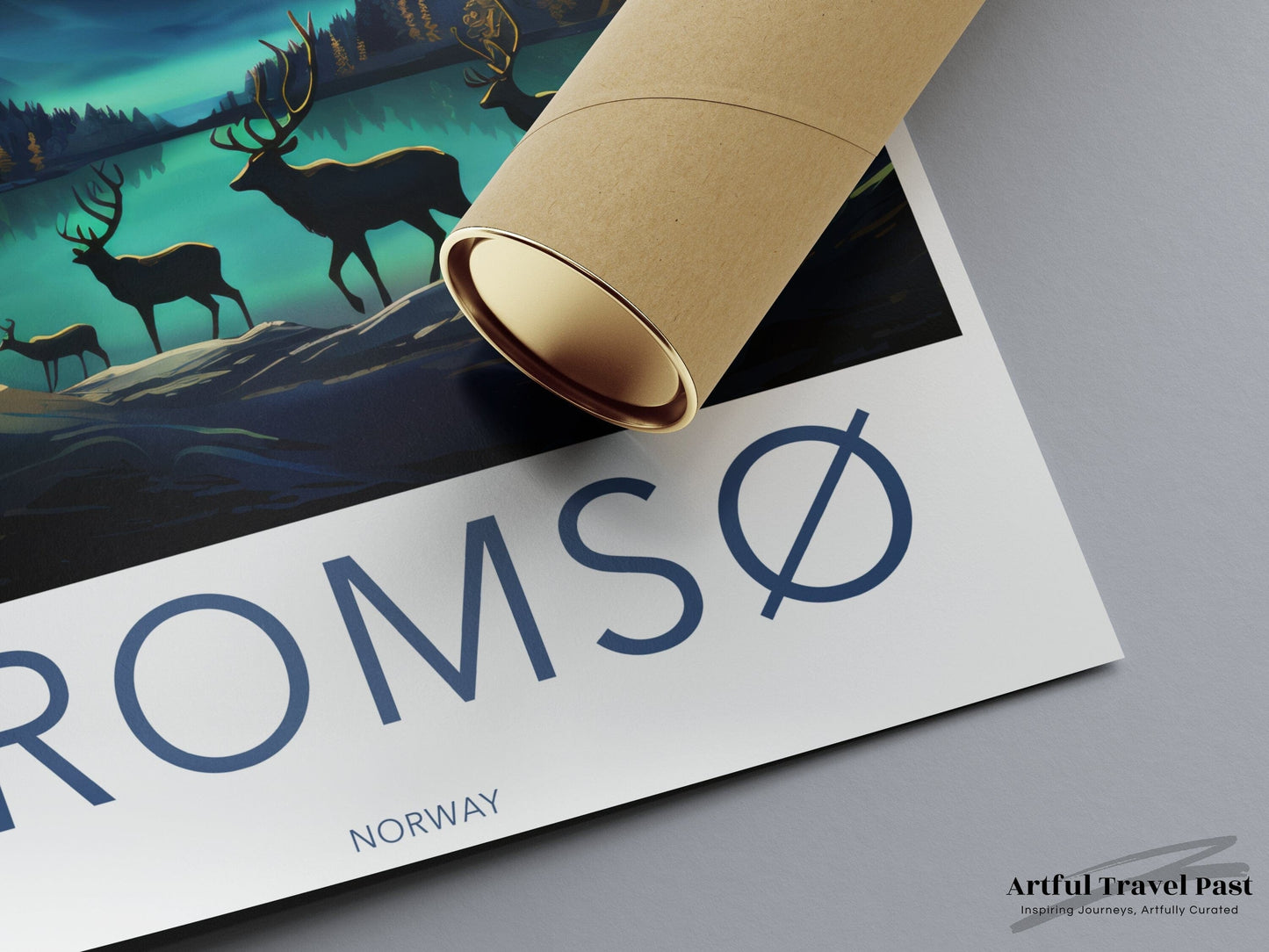 Tromsø Poster | Norway Wall Art | Scandinavia Art