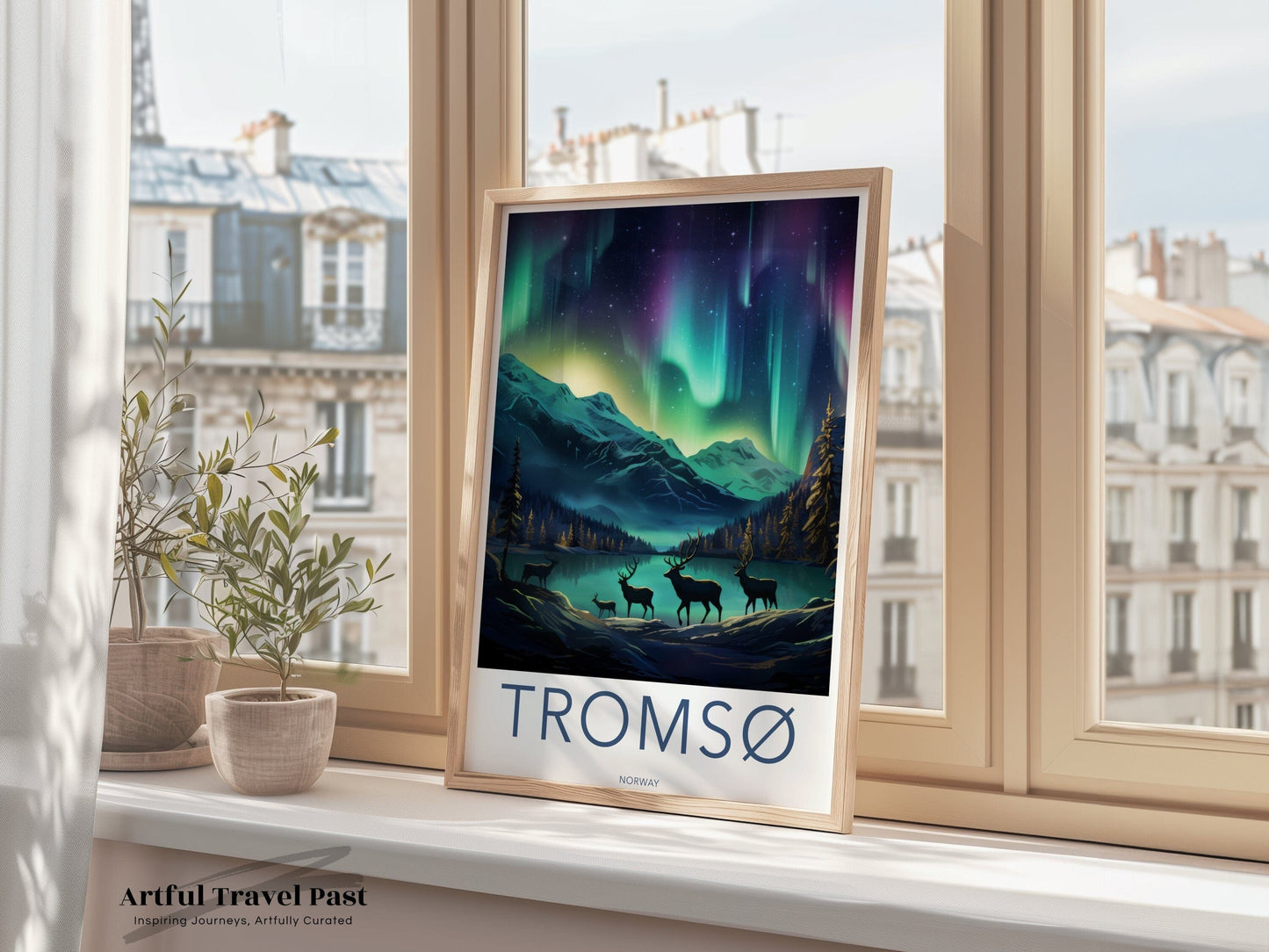 Tromsø Poster | Norway Wall Art | Scandinavia Art