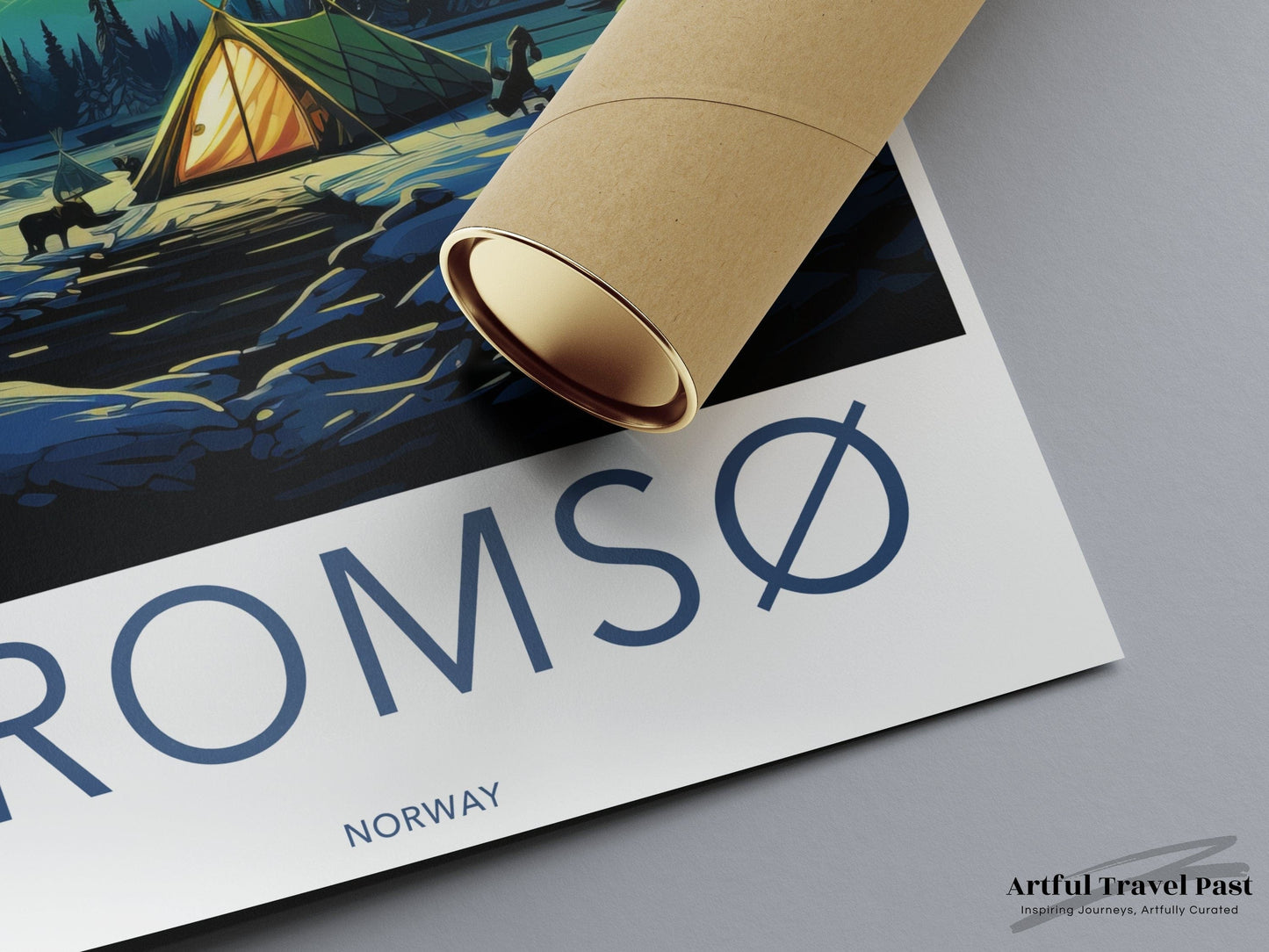 Tromsø Poster | Norway Wall Art | Scandinavia Artwork