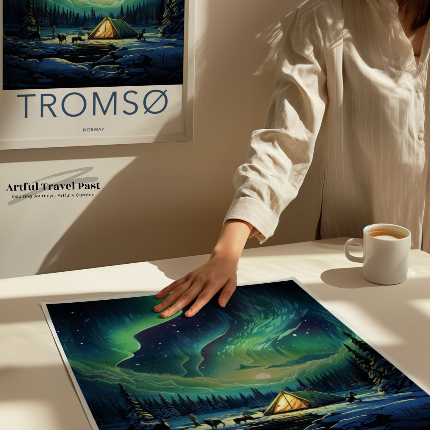 Tromsø Poster | Norway Wall Art | Scandinavia Artwork