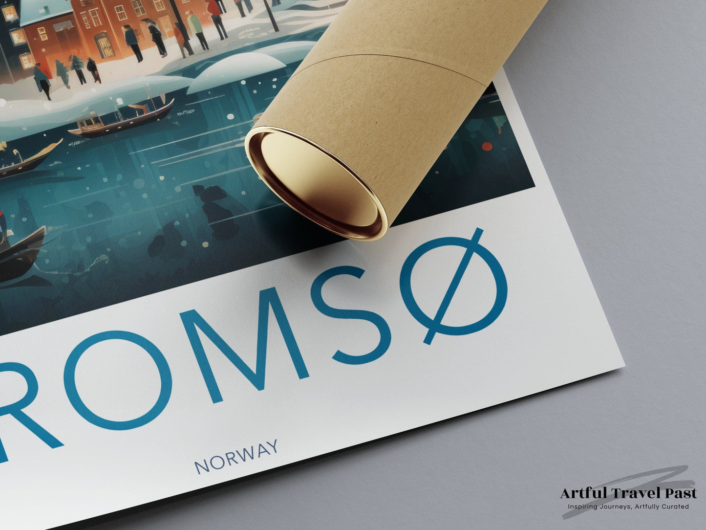 Tromsø Poster | Norway Wall Art | Scandinavia Decor