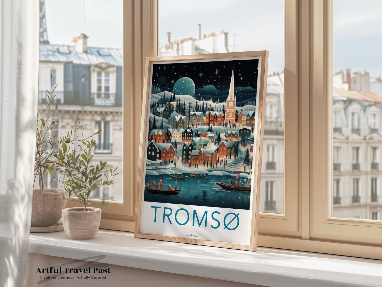 Tromsø Poster | Norway Wall Art | Scandinavia Decor