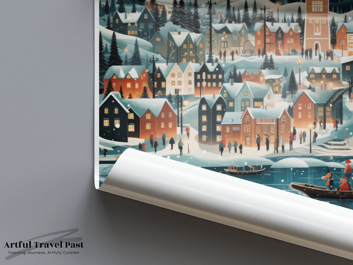 Tromsø Poster | Norway Wall Art | Scandinavia Decor
