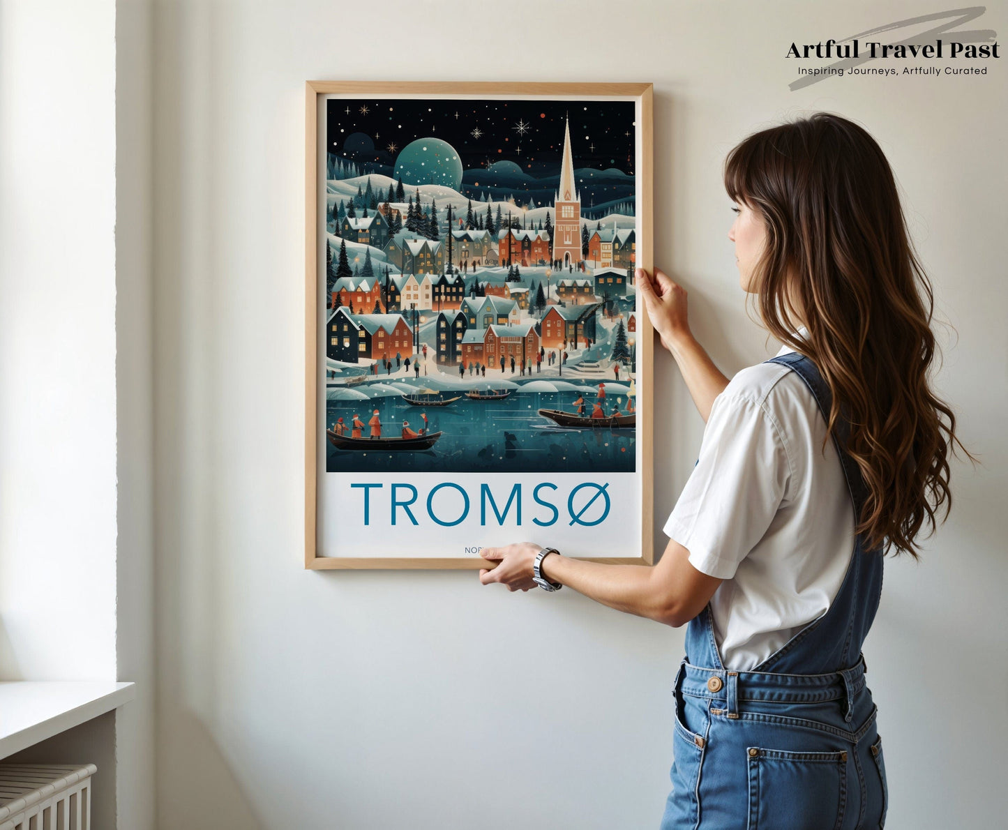 Tromsø Poster | Norway Wall Art | Scandinavia Decor