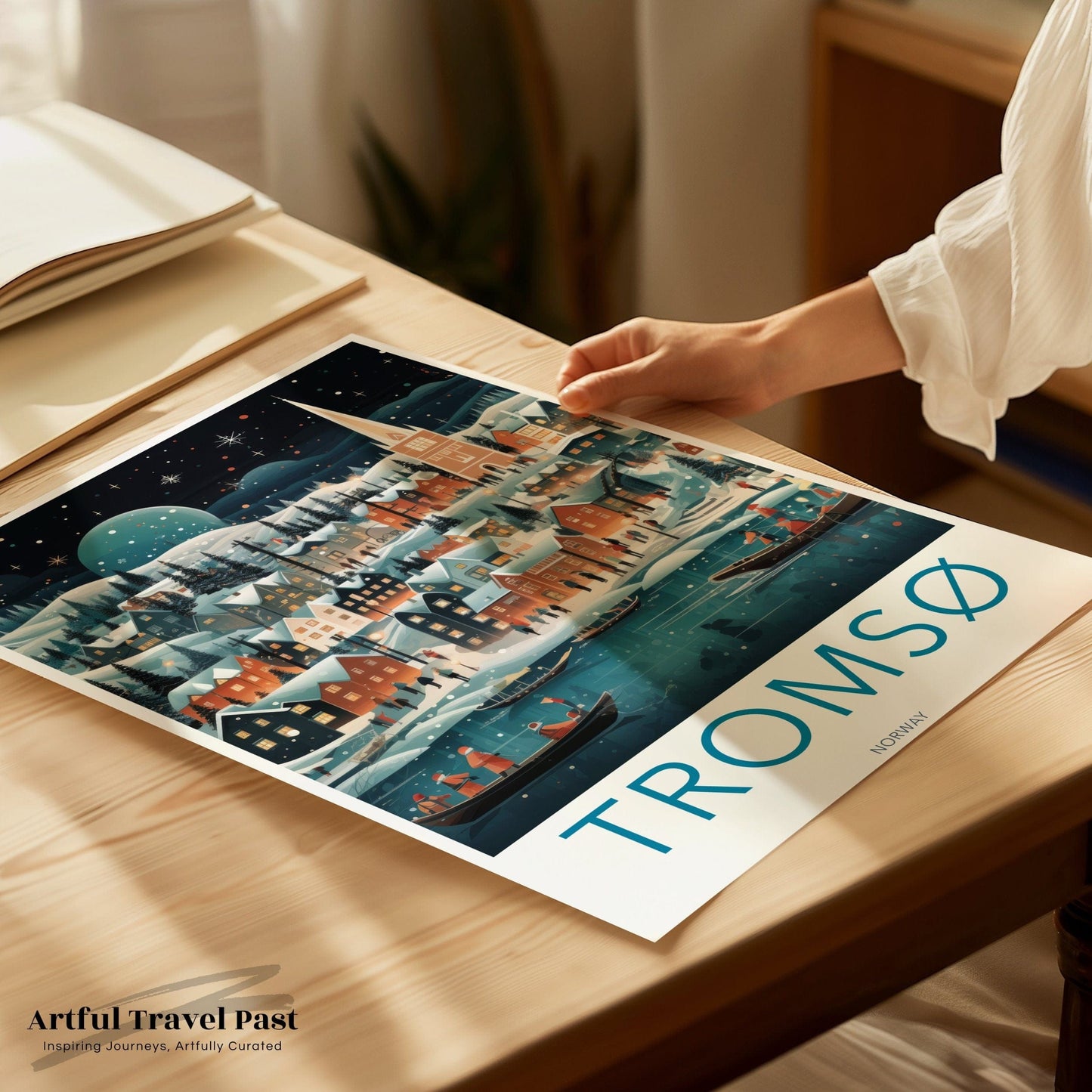 Tromsø Poster | Norway Wall Art | Scandinavia Decor