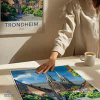 Trondheim Poster - Norway Wall Art