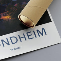 Trondheim Poster - Norway Wall Art