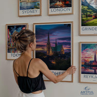 Trondheim Poster - Norway Wall Art