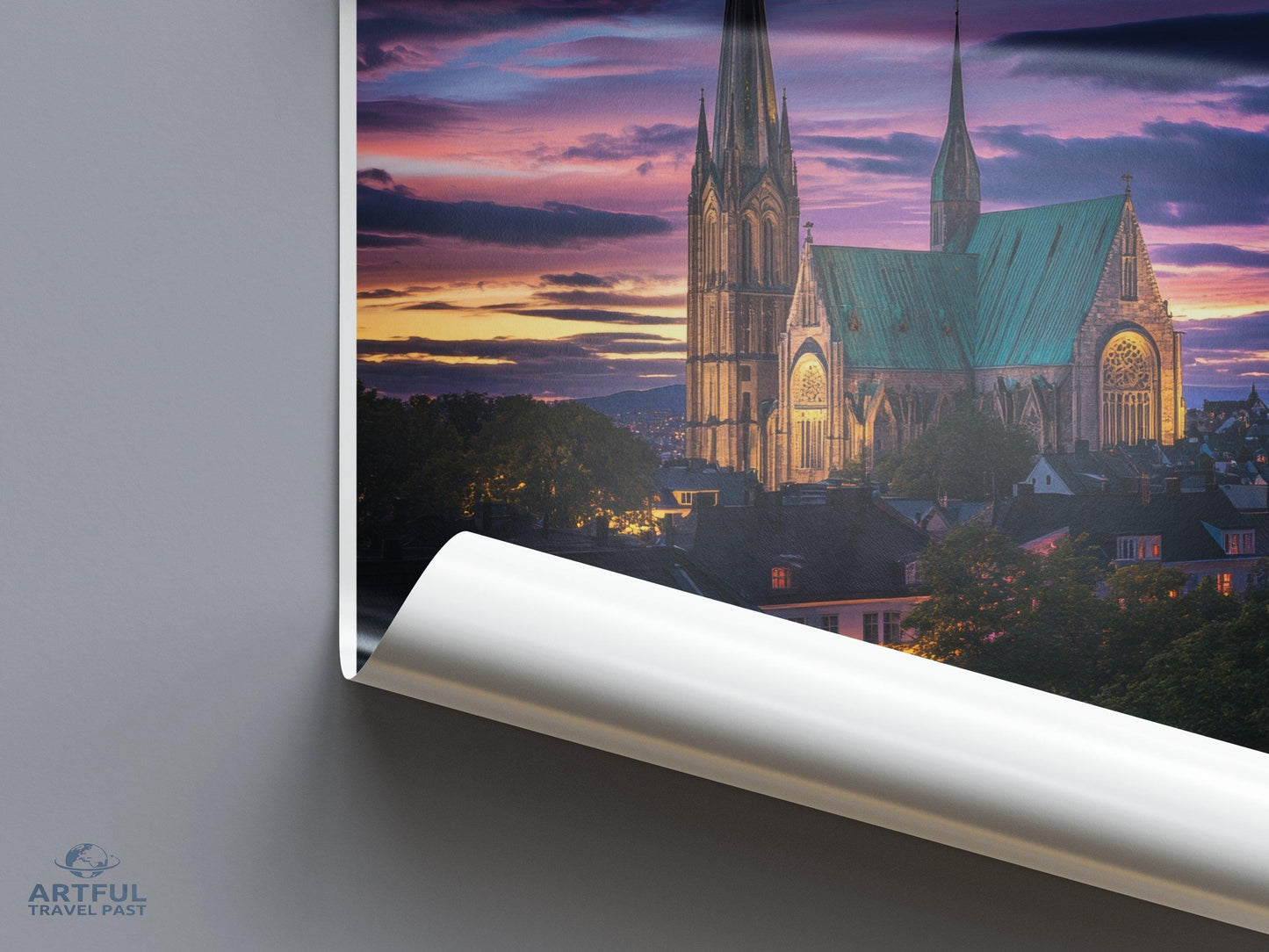 Trondheim Poster - Norway Wall Art