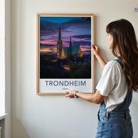 Trondheim Poster - Norway Wall Art