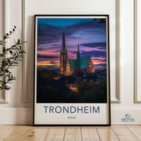 Trondheim Poster - Norway Wall Art
