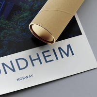 Trondheim Poster - Norway Wall Art
