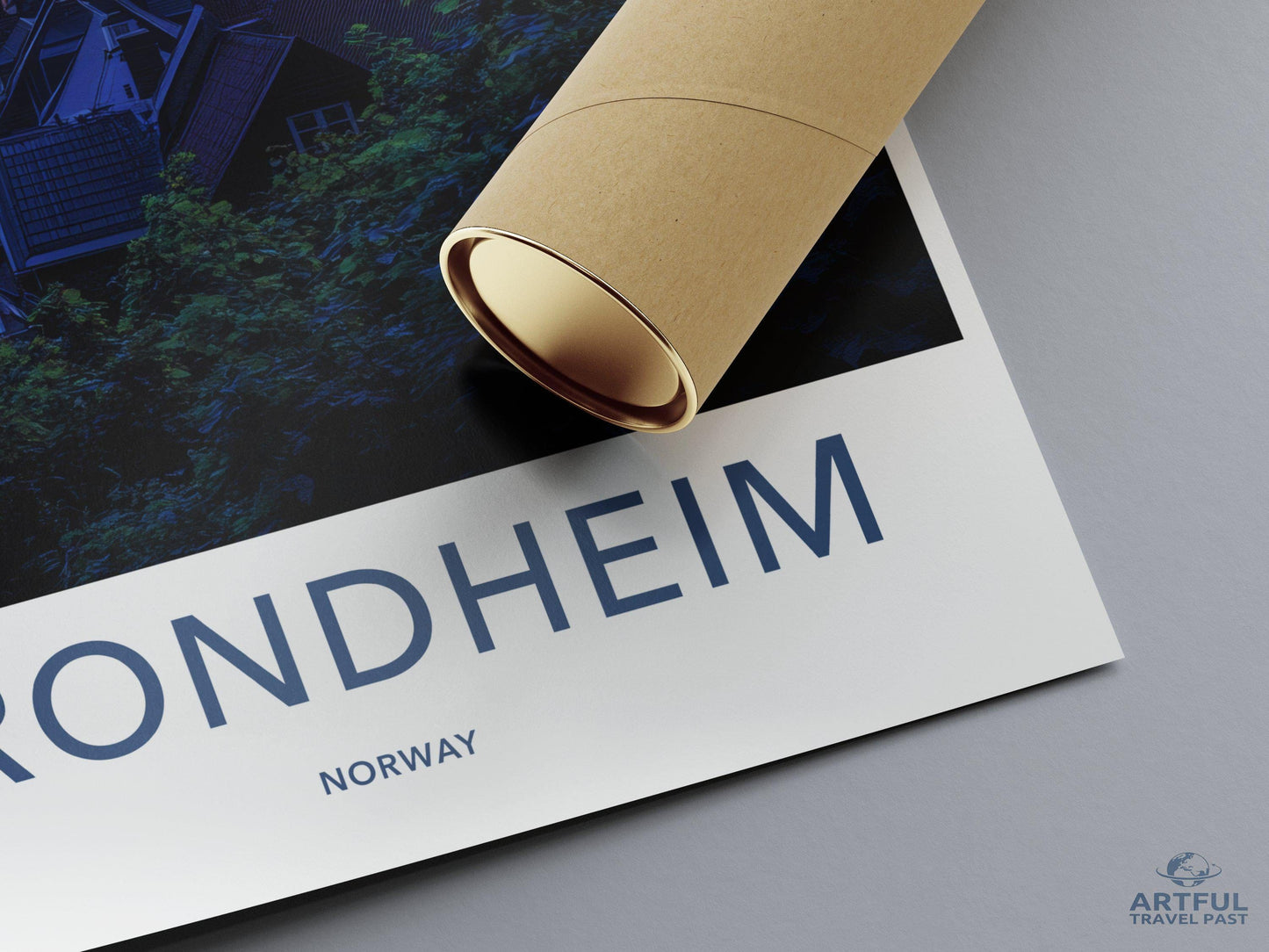 Trondheim Poster - Norway Wall Art