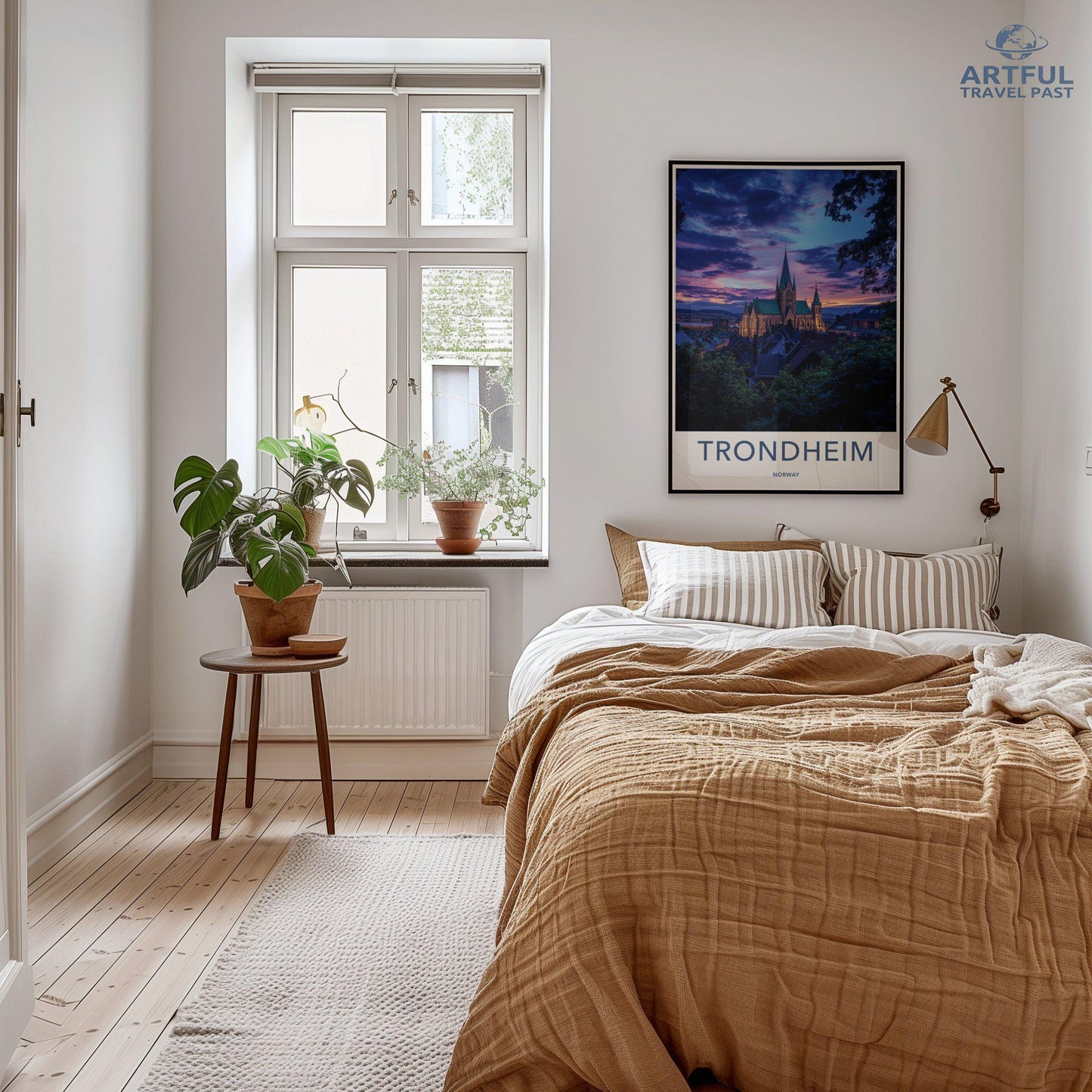 Trondheim Poster - Norway Wall Art