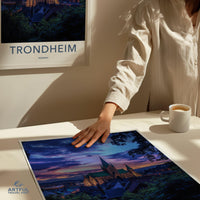 Trondheim Poster - Norway Wall Art