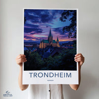 Trondheim Poster - Norway Wall Art