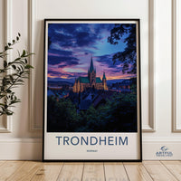 Trondheim Poster - Norway Wall Art