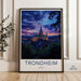 Trondheim Poster - Norway Wall Art