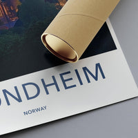 Trondheim Poster - Norway Wall Art
