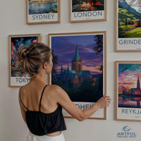 Trondheim Poster - Norway Wall Art