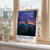 Trondheim Poster - Norway Wall Art