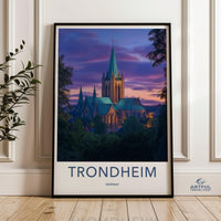 Trondheim Poster - Norway Wall Art