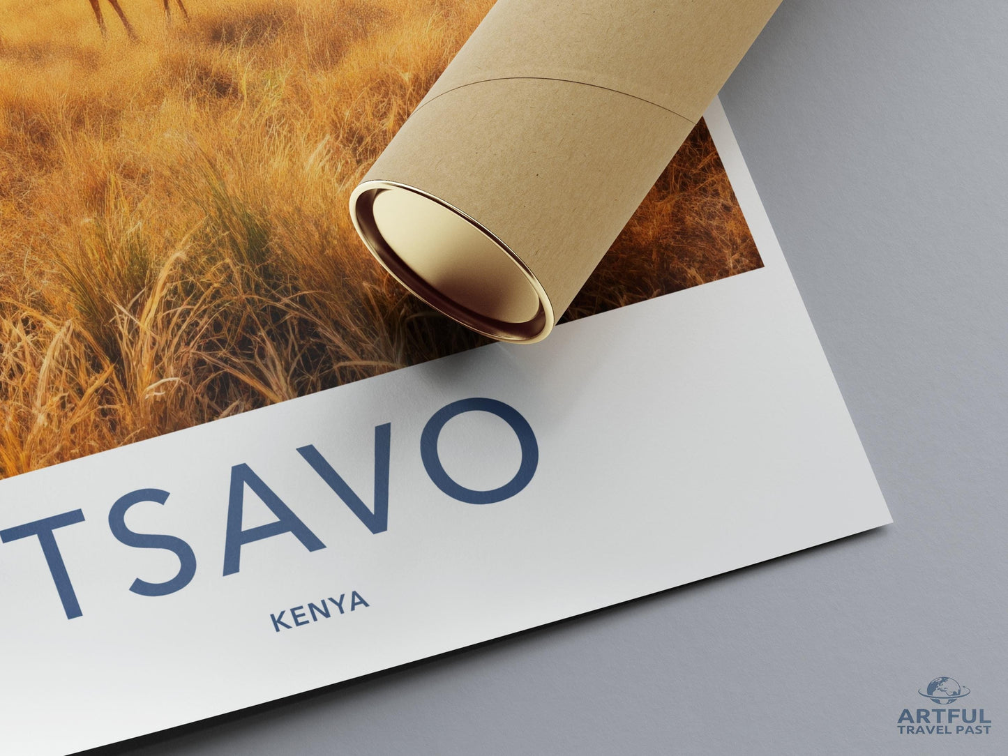 Tsavo Poster - Kenya Wall Art