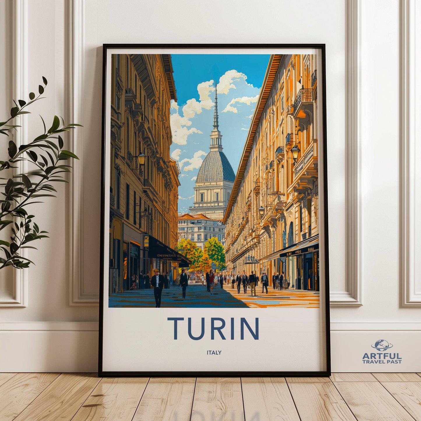 Turin Poster - Italy Wall Art
