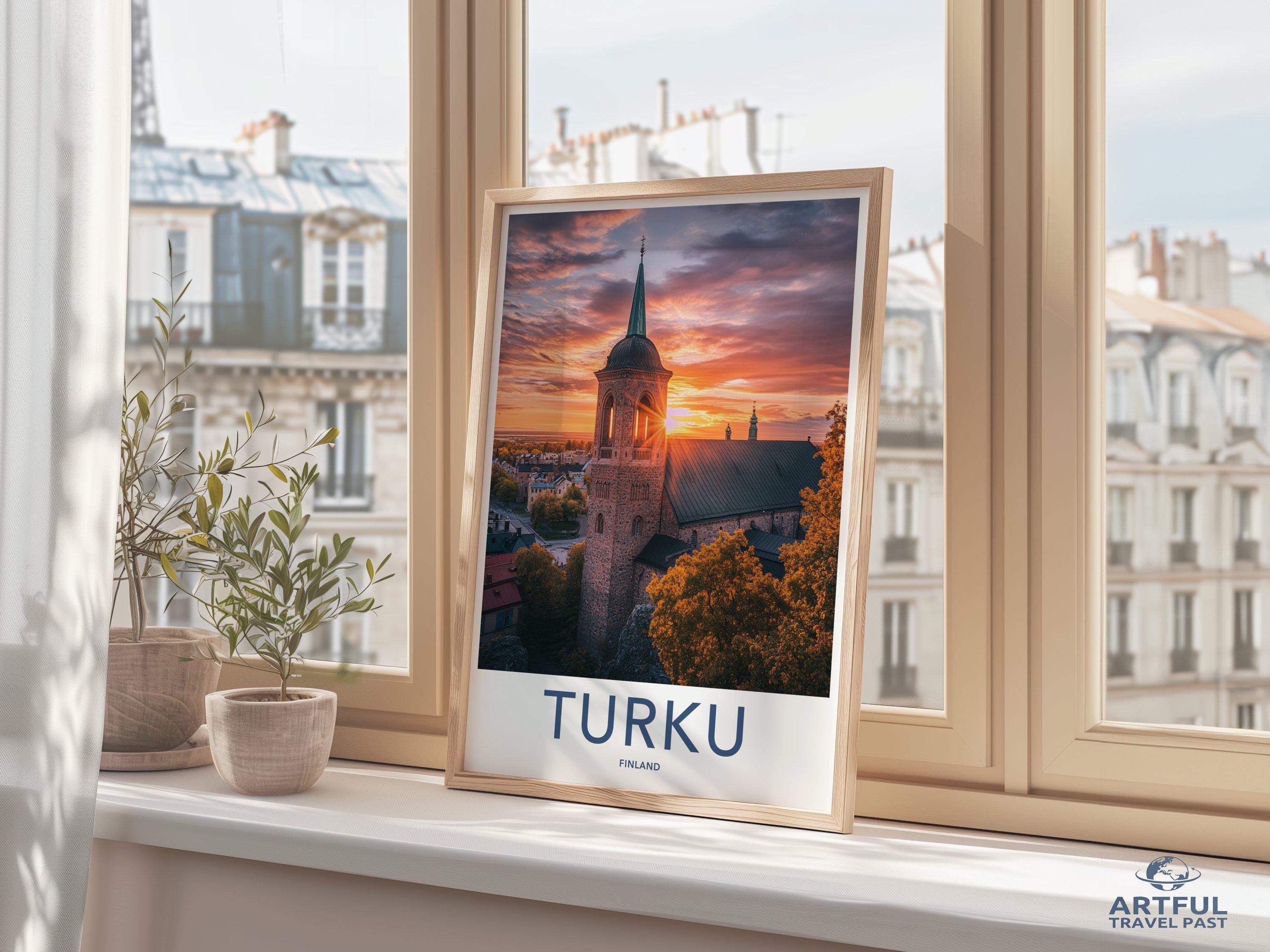Turku Poster - Finland Wall Art