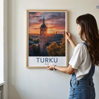 Turku Poster - Finland Wall Art