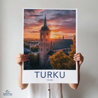 Turku Poster - Finland Wall Art