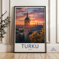 Turku Poster - Finland Wall Art