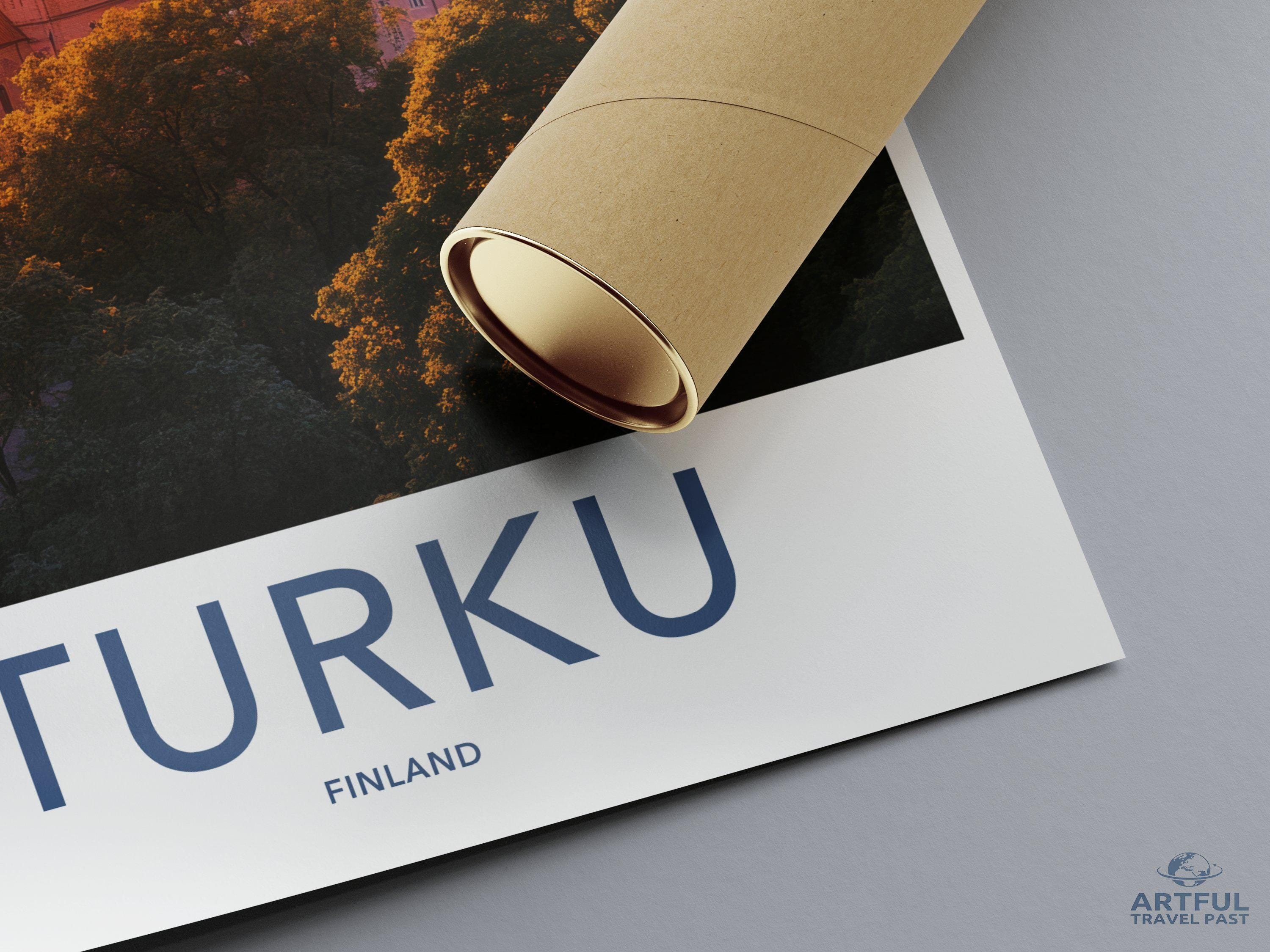 Turku Poster - Finland Wall Art