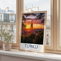 Turku Poster - Finland Wall Art