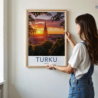 Turku Poster - Finland Wall Art