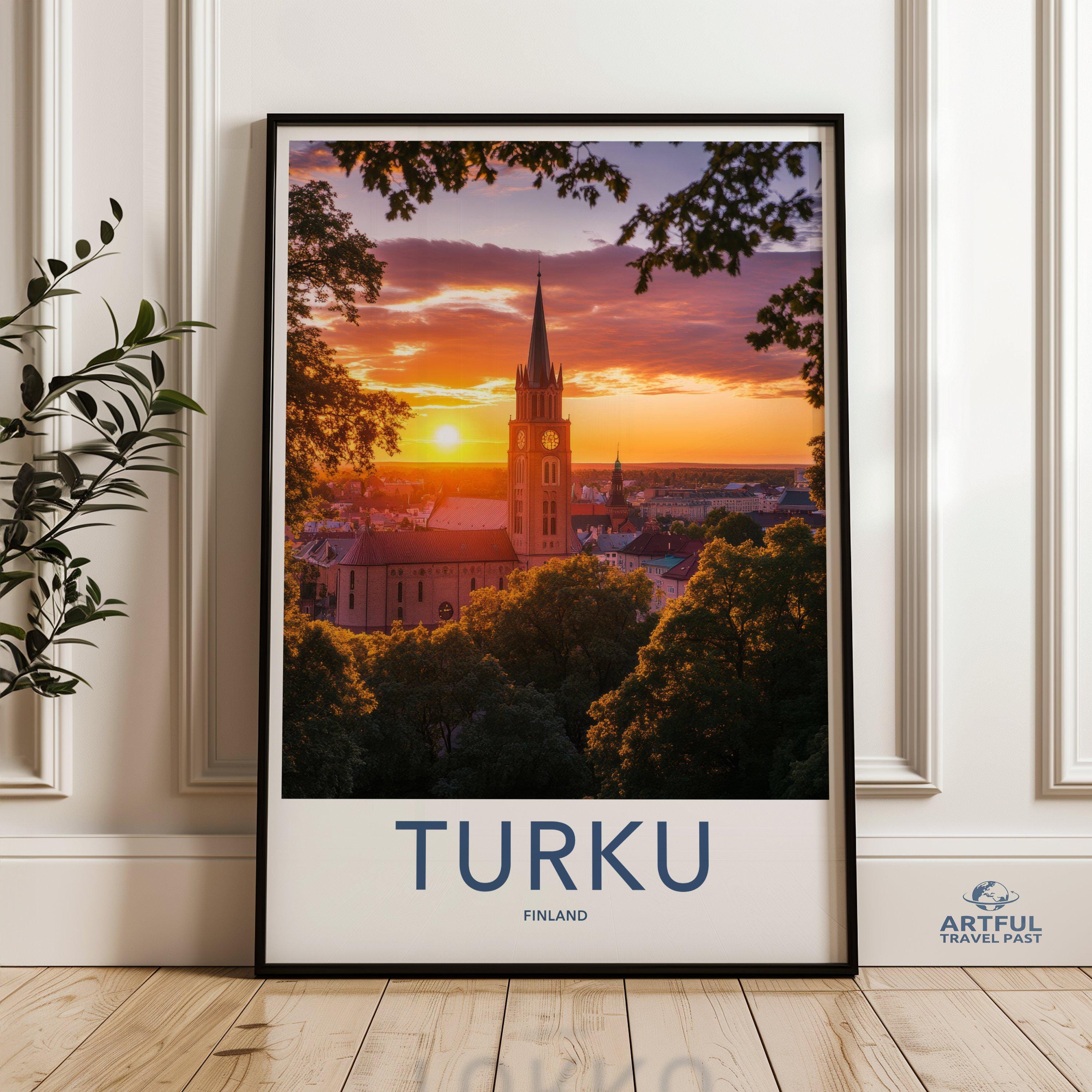 Turku Poster - Finland Wall Art