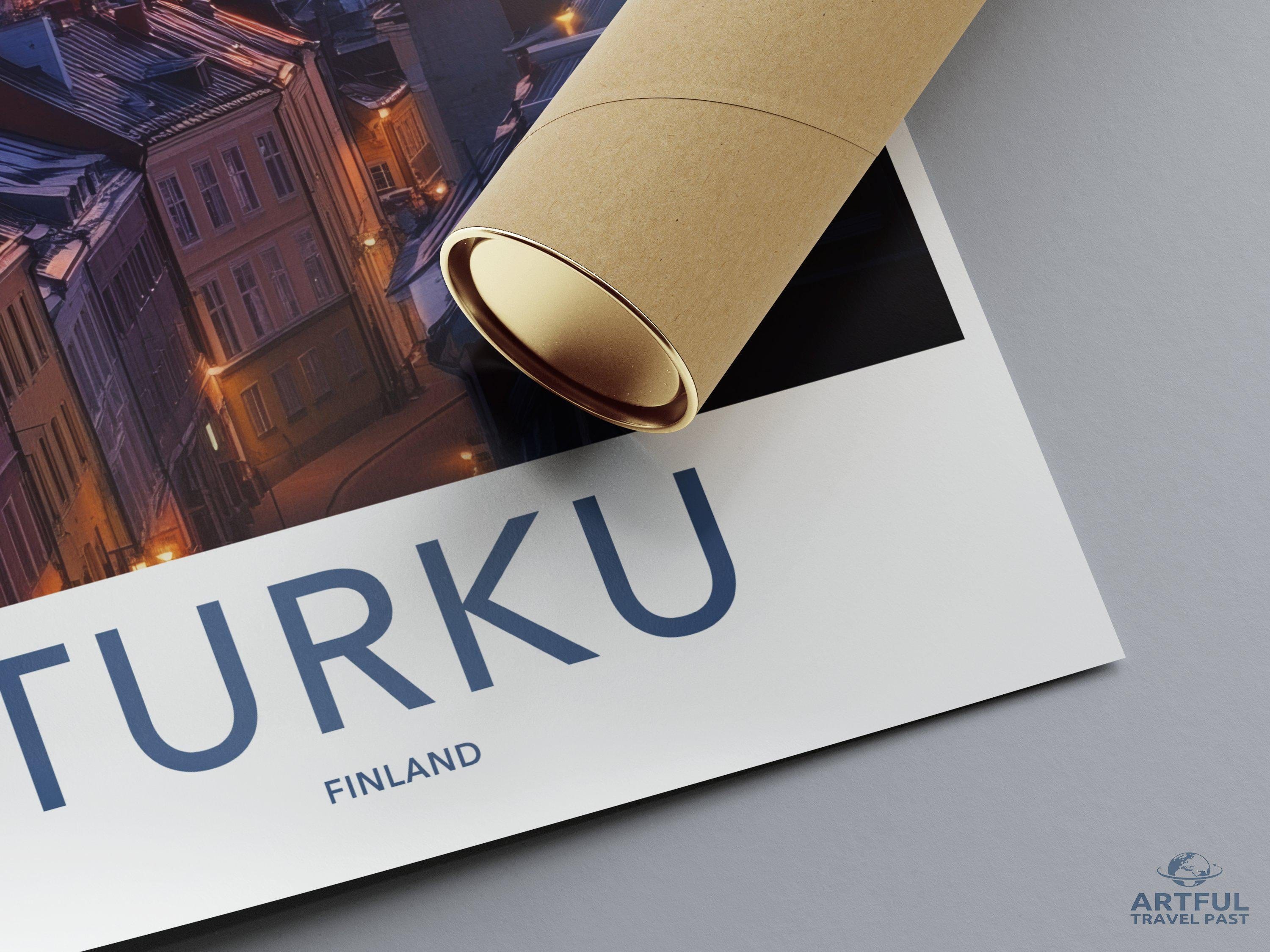 Turku Poster - Finland Wall Art
