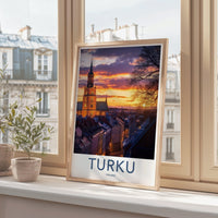 Turku Poster - Finland Wall Art