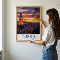 Turku Poster - Finland Wall Art