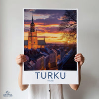 Turku Poster - Finland Wall Art