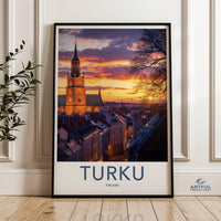 Turku Poster - Finland Wall Art