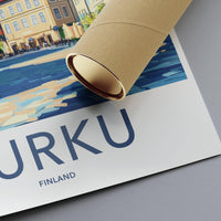 Turku Poster - Finland Wall Art