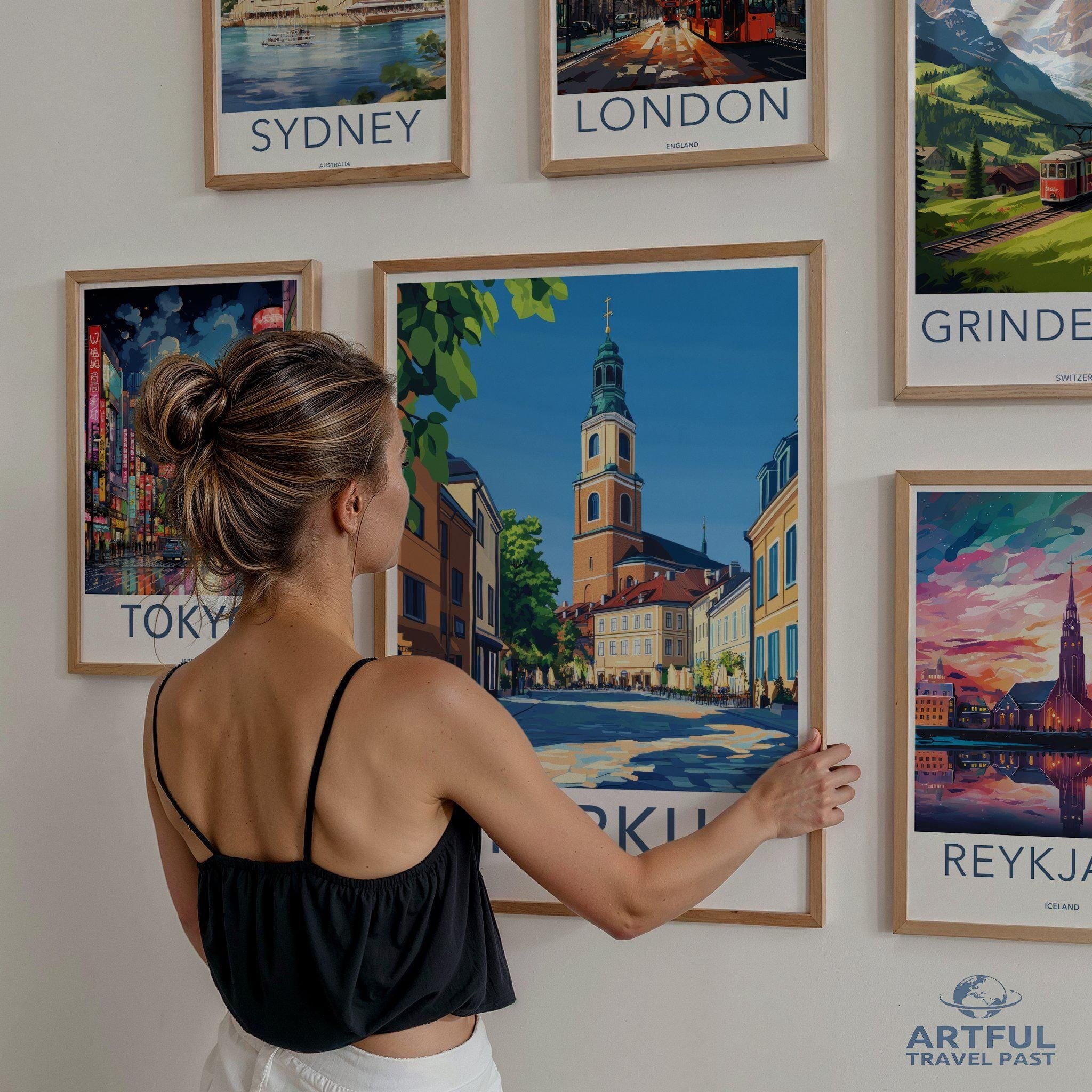 Turku Poster - Finland Wall Art