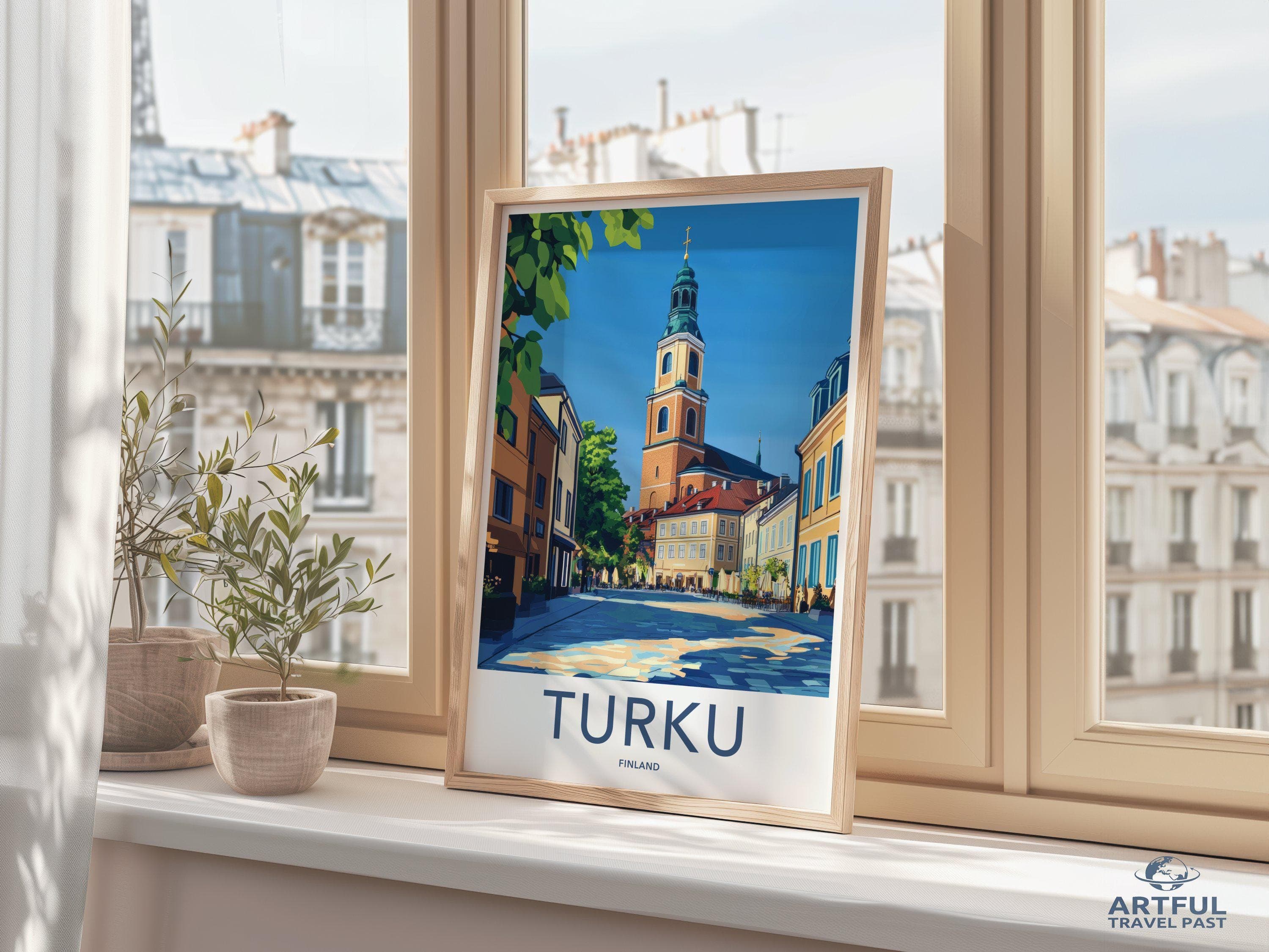 Turku Poster - Finland Wall Art