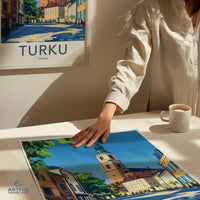 Turku Poster - Finland Wall Art