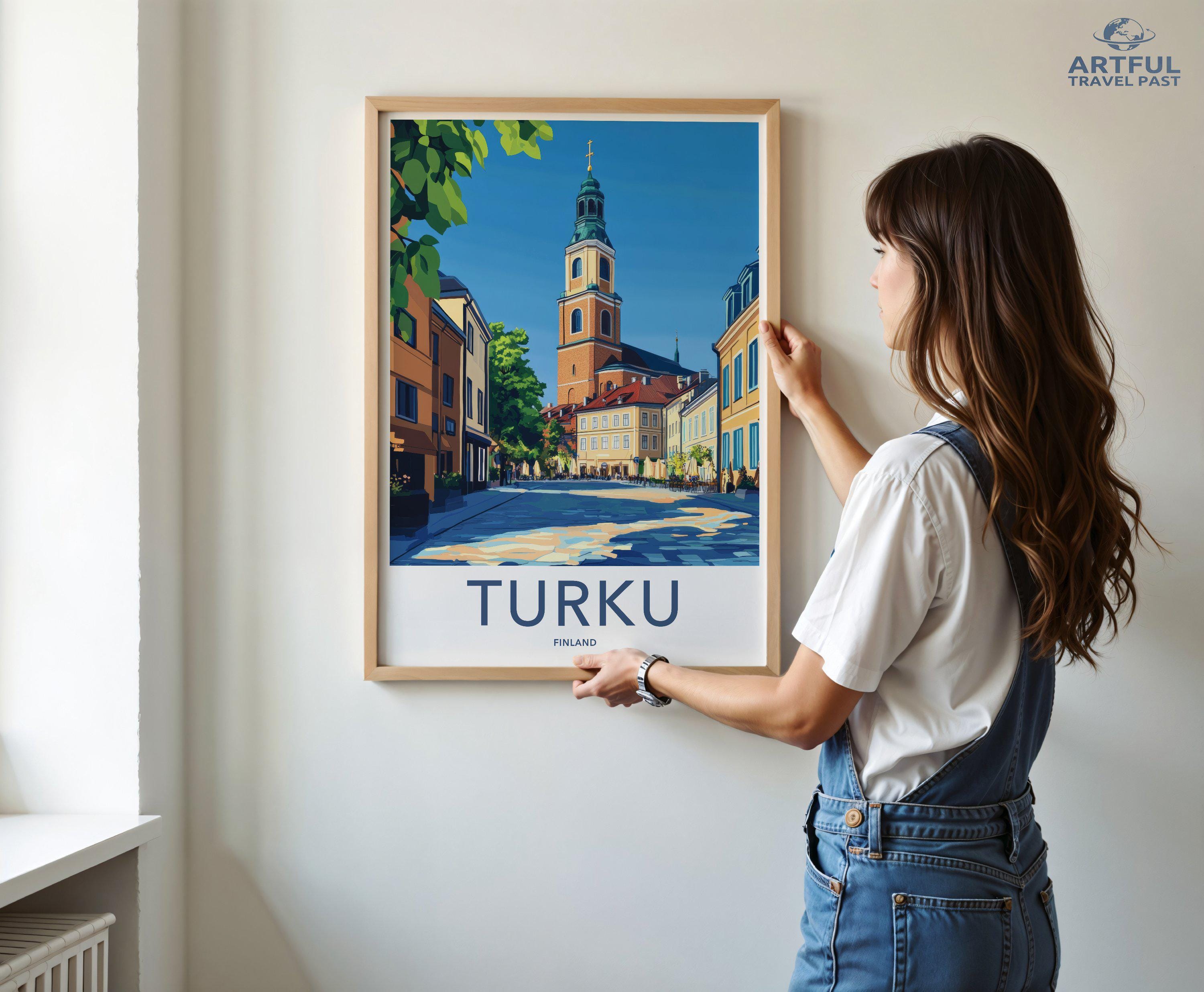 Turku Poster - Finland Wall Art